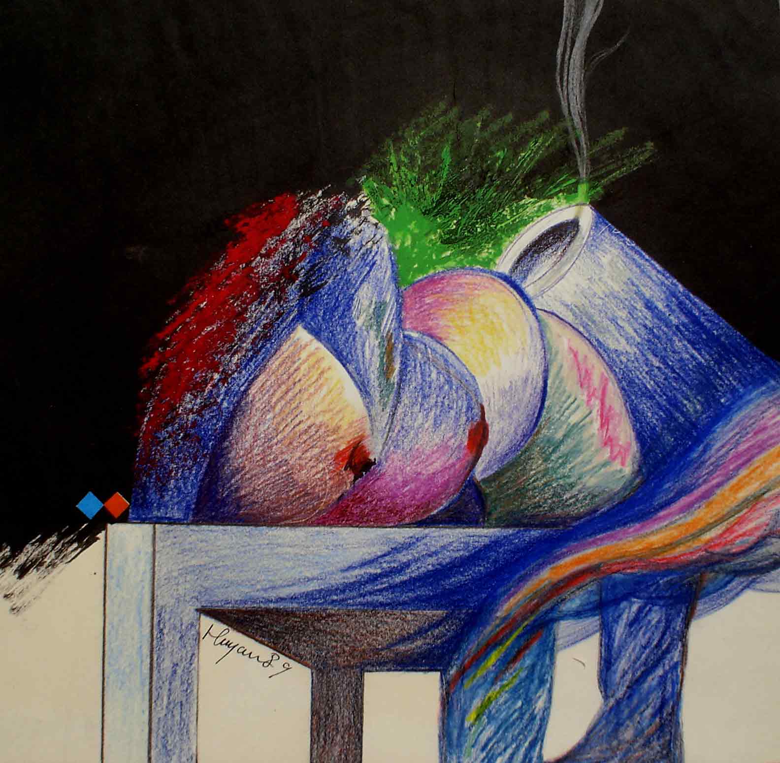 Breasts on Table