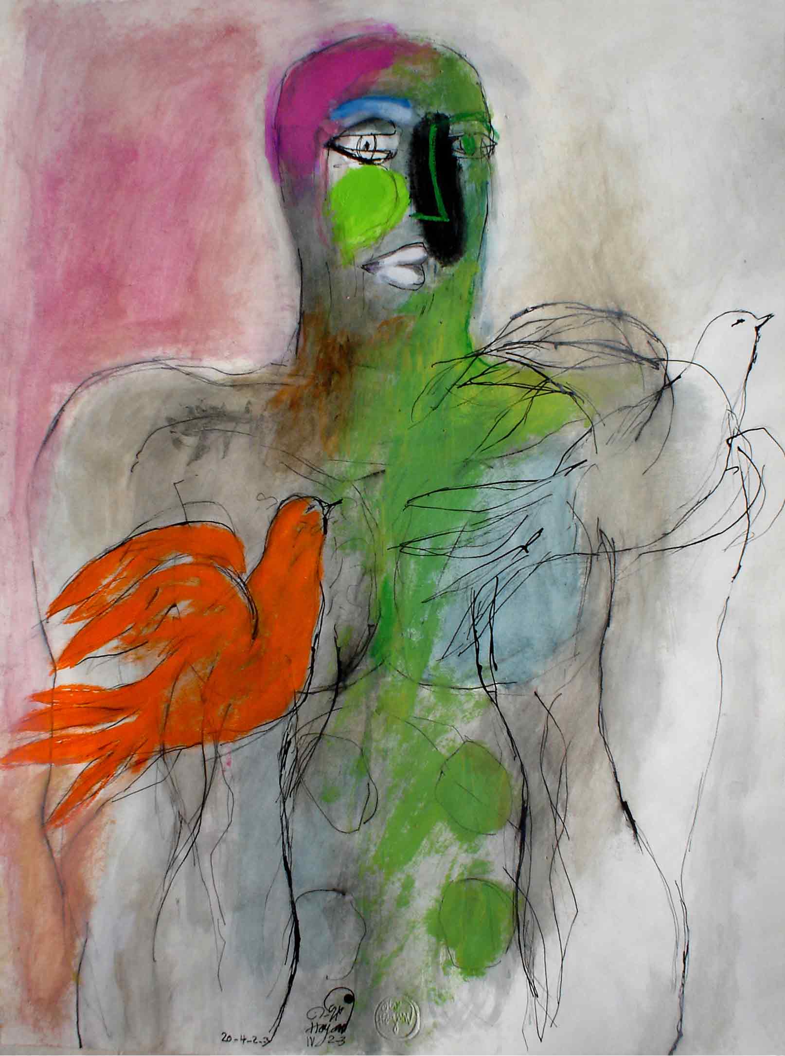 Man With Dove
