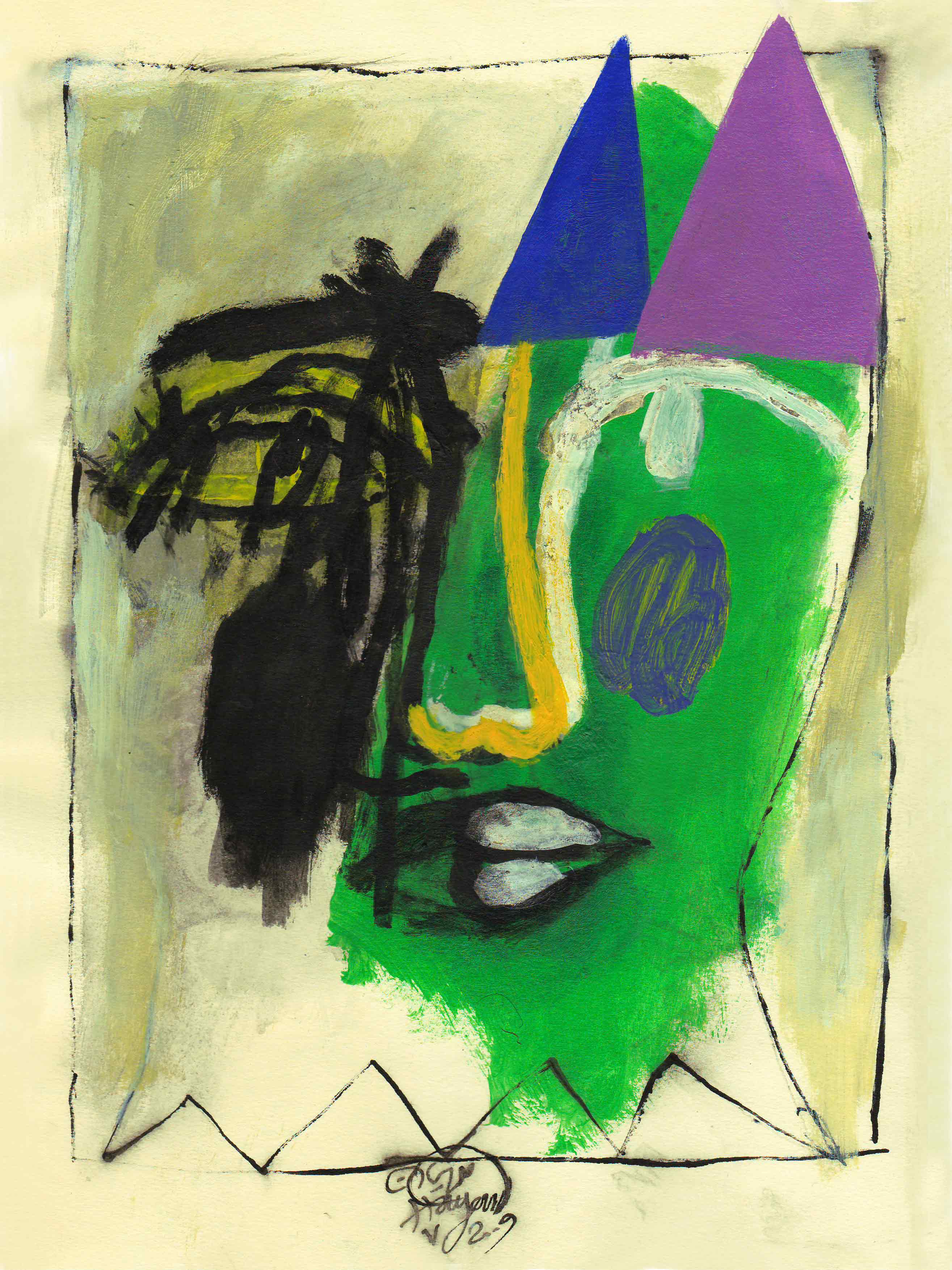 Sad Clown Face