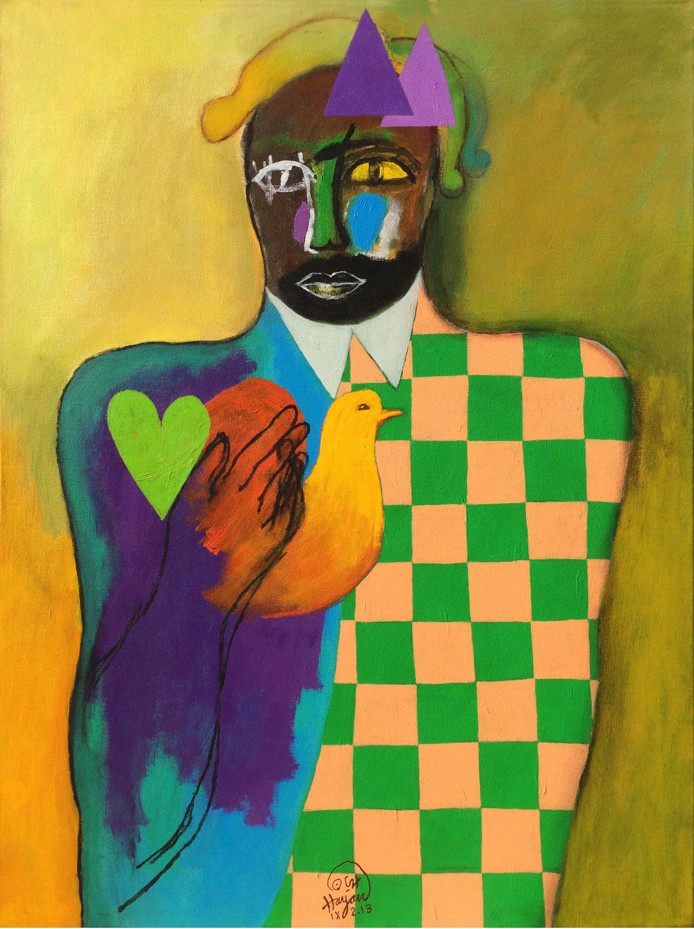 Clown and Dove