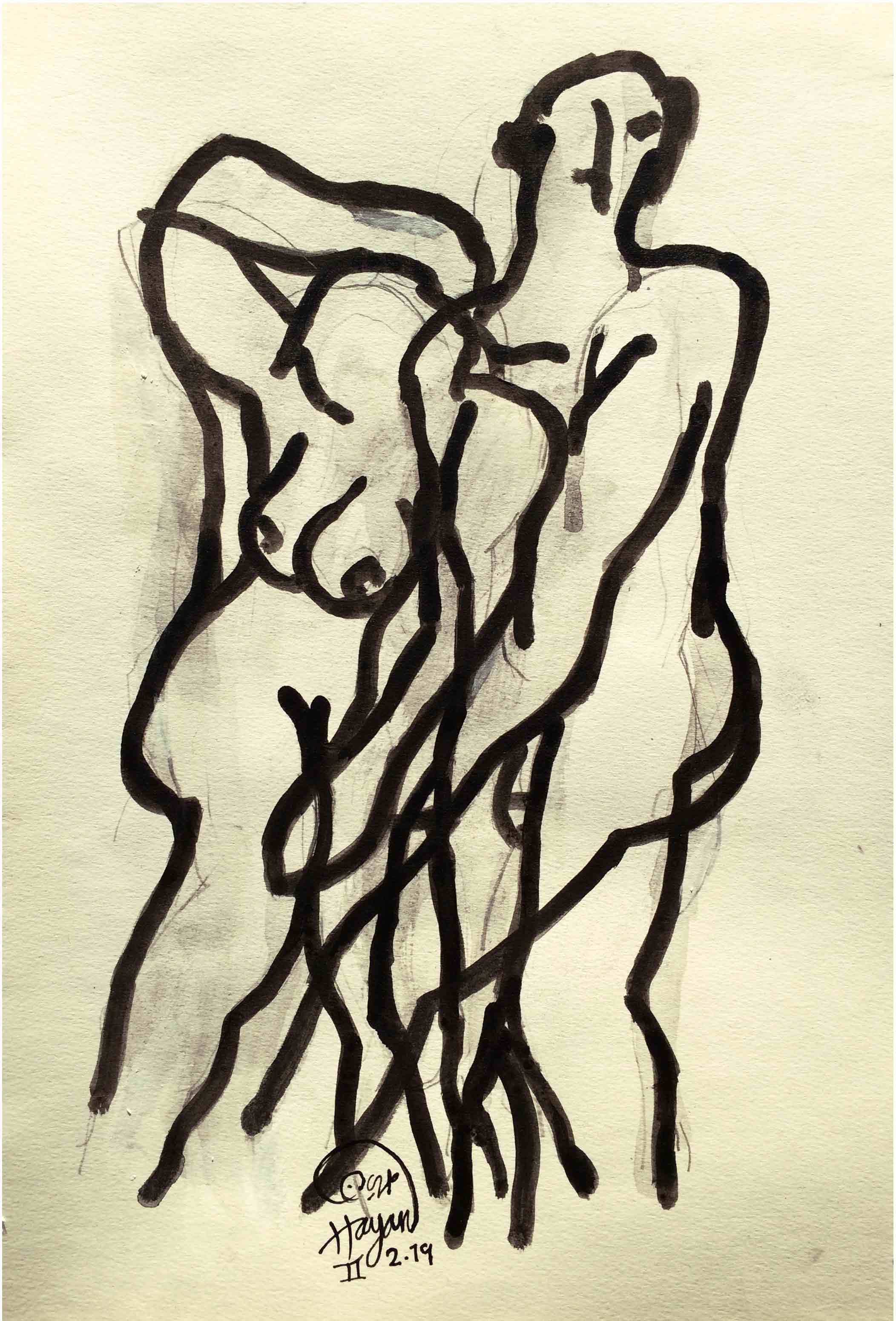 Spinning and Caressing