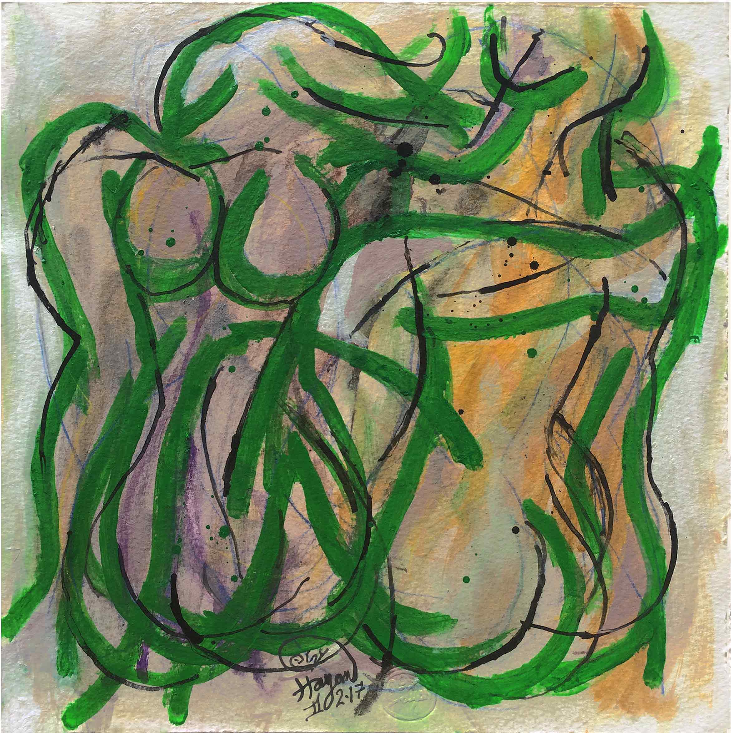Two Lovers in An Embrace